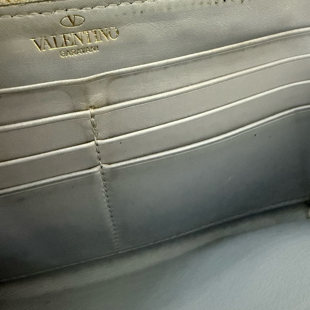 Valentino Wallet with Gold Studs - Picture 5 of 15